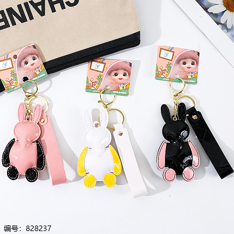 10 Rabbit Lipstick Pouch Pendant 1 x 12