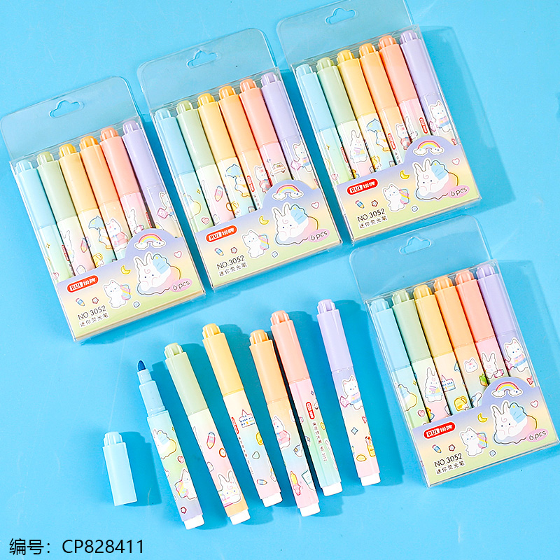 3052-6 Mini Highlighters 1 x 36