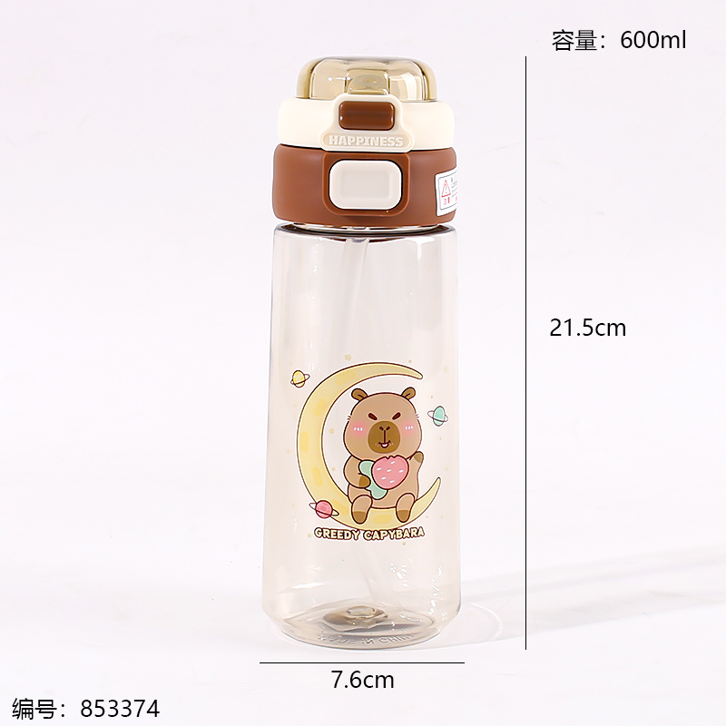 9361 Capybara Dual-Drink Cup 600ml