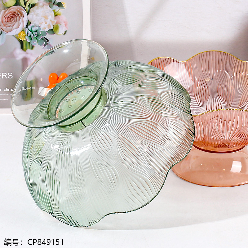 713 Dazzling Colorful Fruit Plate w/base