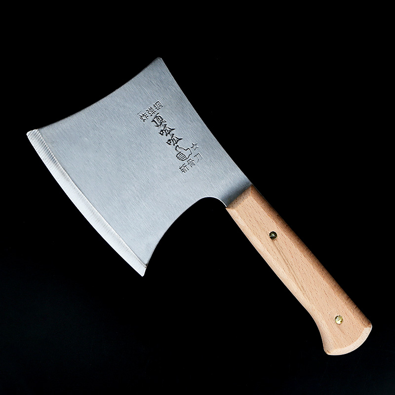 White Steel Chopping Axe