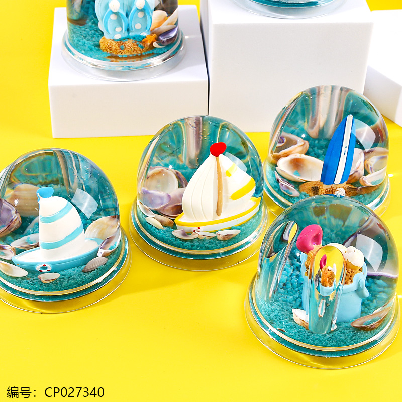 Marine Quicksand with pen holder decoration-SY42