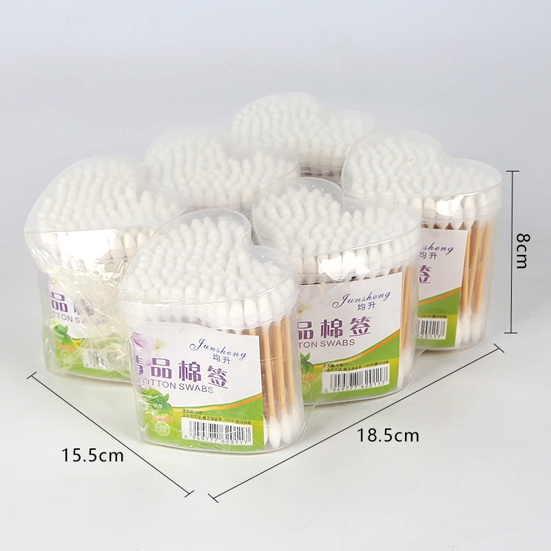 Heart-shaped Sterilizing Swabs/6pcs