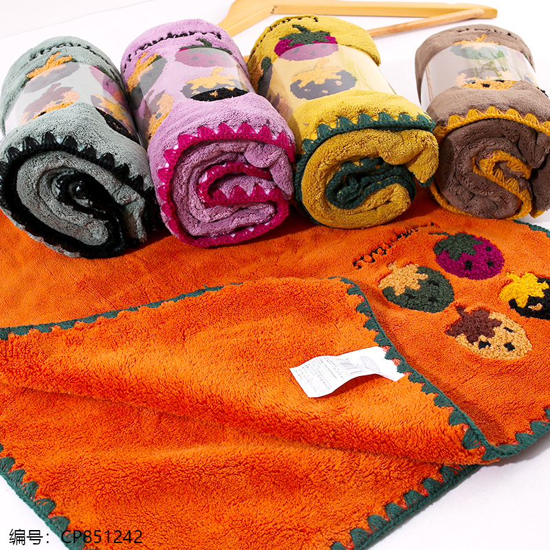 1273 Coral velvet quick-drying towel 1 x 5
