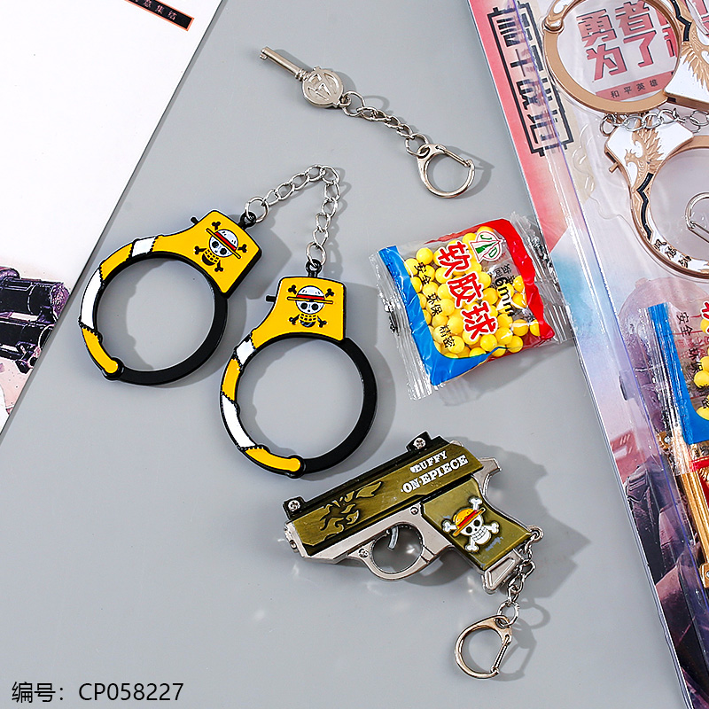 Handcuffs and bullet gun set-010-02