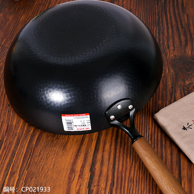 Abbofi 34 Fiddei Forged Wok with Ear