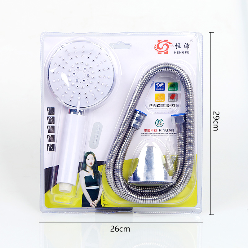Colorful Handle Set Shower Sponge Set