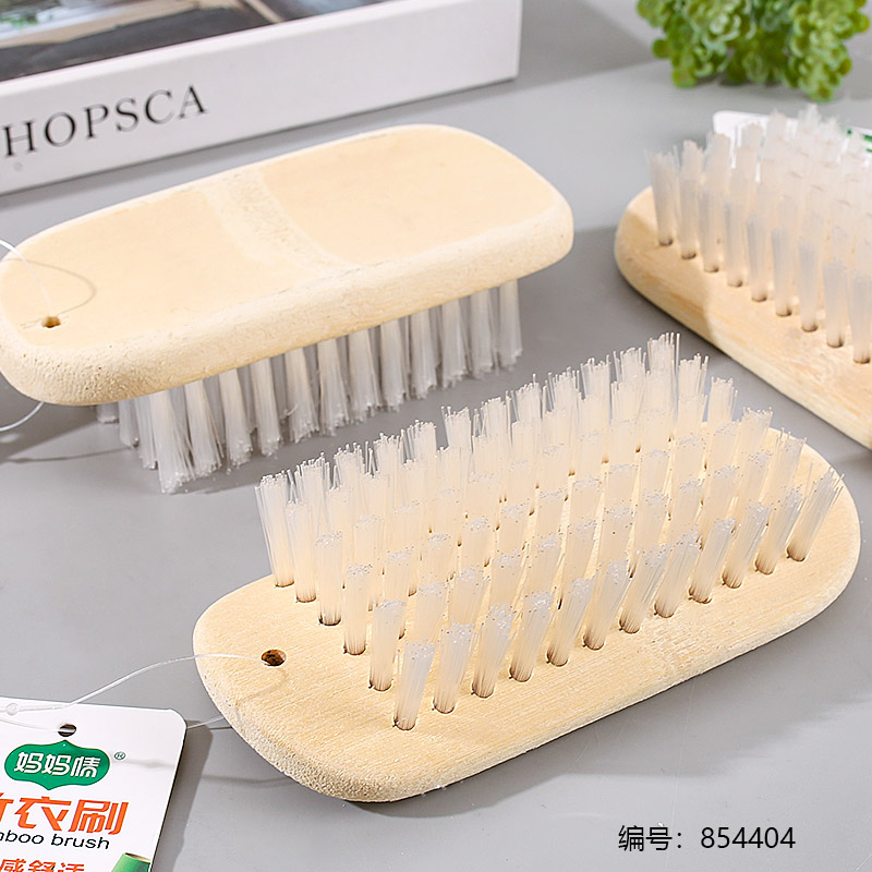 0229 Bamboo Laundry Brush 1 Pack x 5