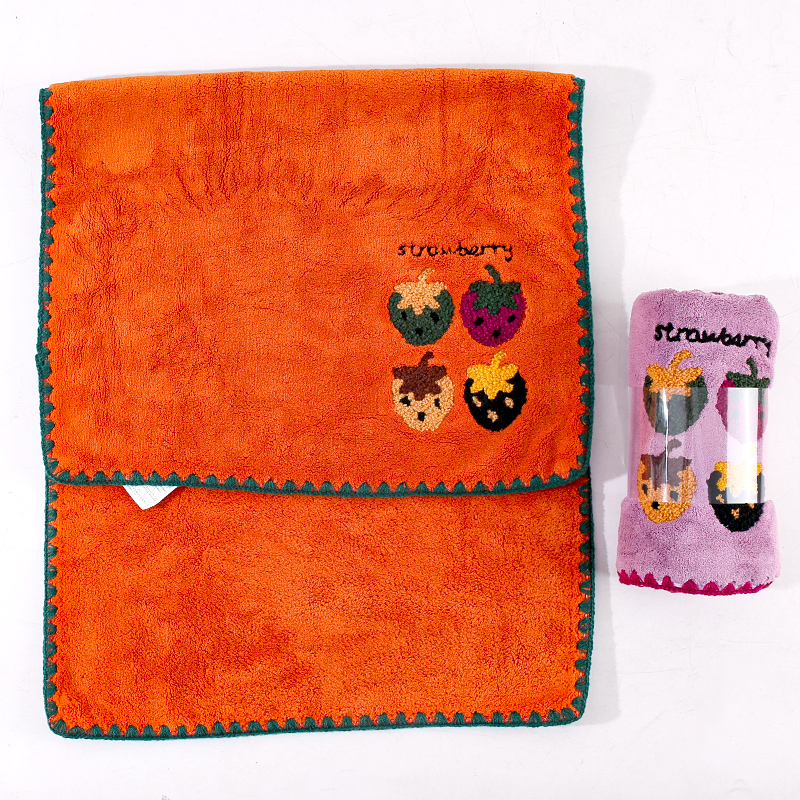 1273 Coral velvet quick-drying towel 1 x 5