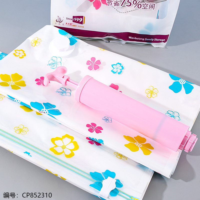 61273 Vacuum 2+1 Storage Compression Bag with Pump 70 x 100cm