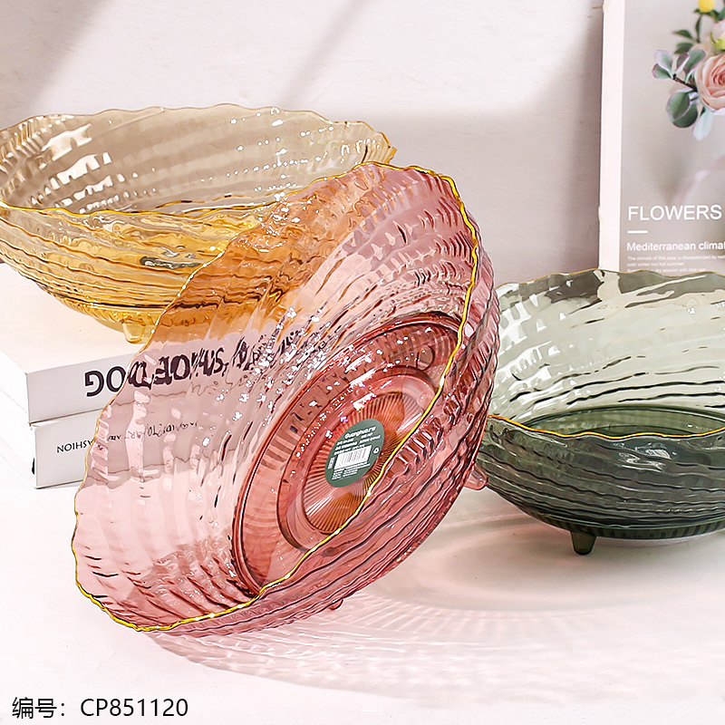 2932 Light luxury rotating fruit tray