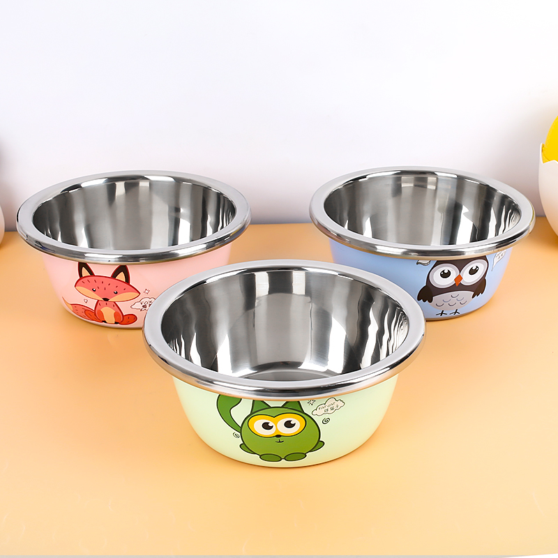 22cm Macaron Decal Non-Magnetic Mixing Bowl