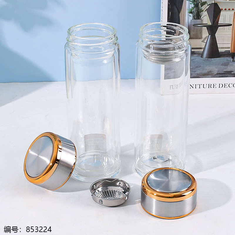 643 Medium Size Iron Base Glass Cup 300ml