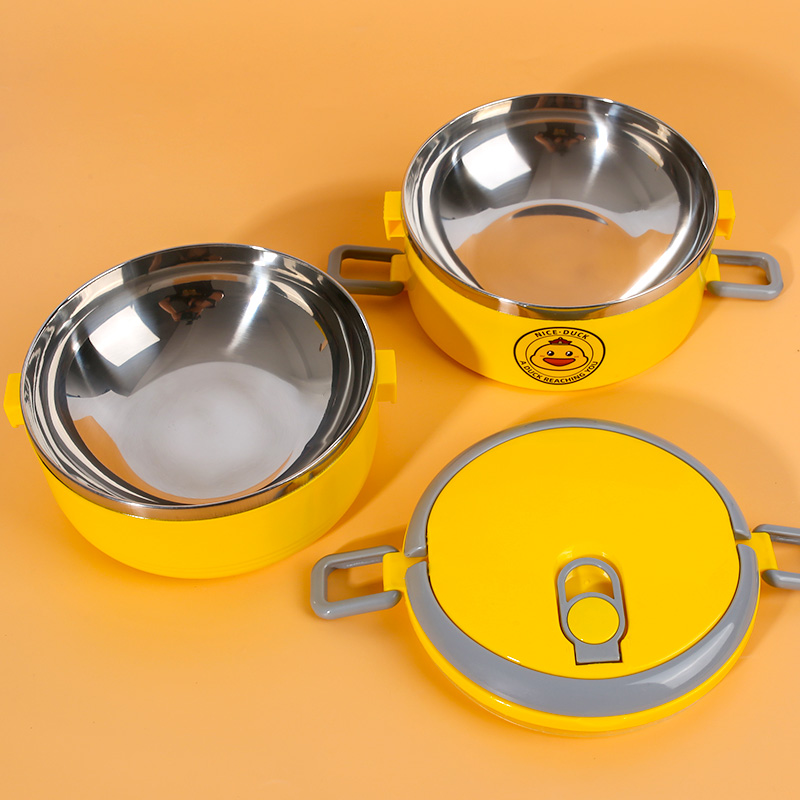 Duck double layer bento lunch box