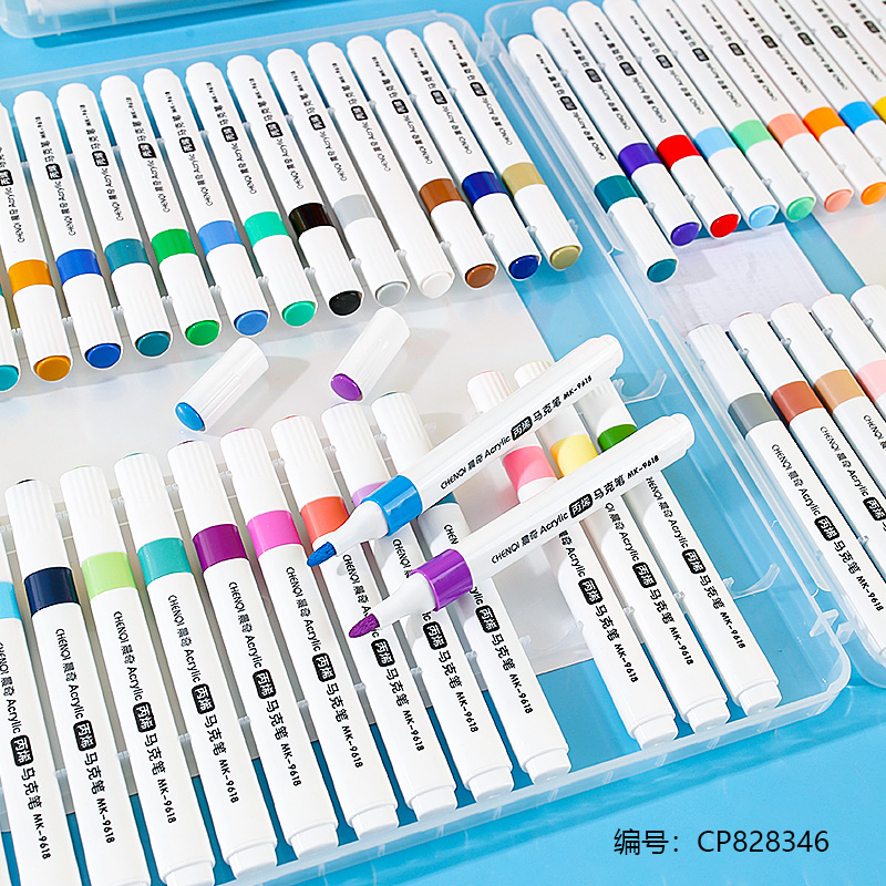 9618- 60 Color Acrylic Marker 1 x 8