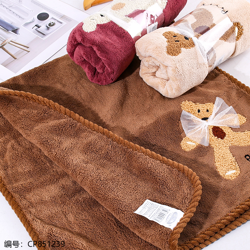 1286 Little bear quick-drying towel 1 x 5