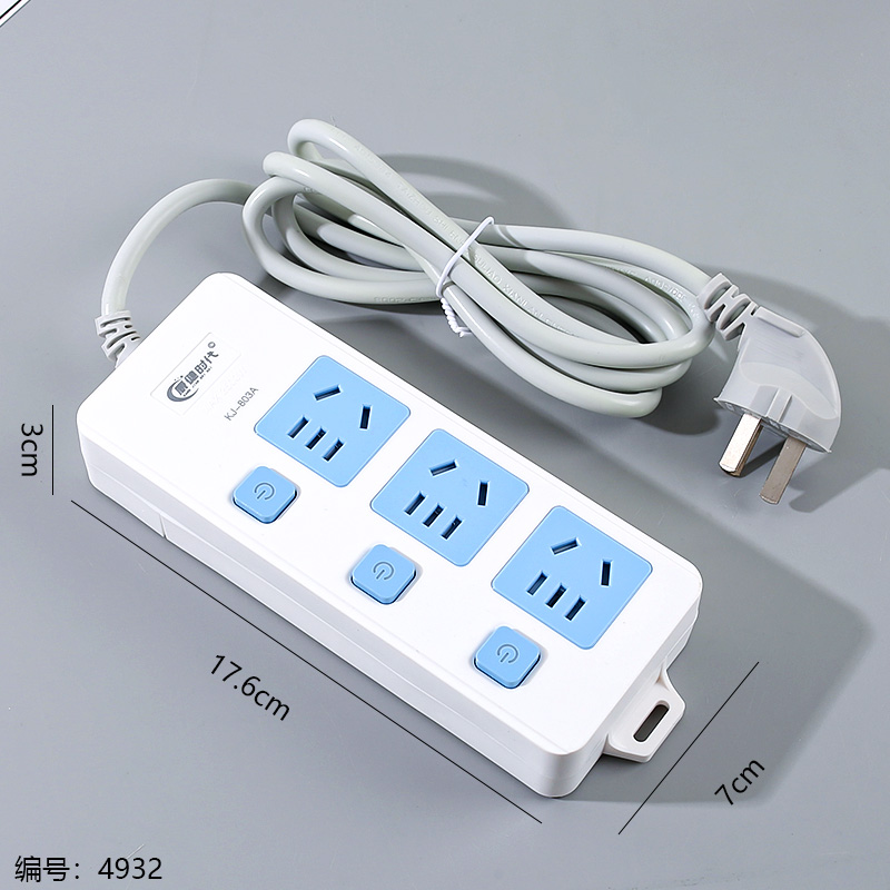 803G Socket 1.8m(3Plug)