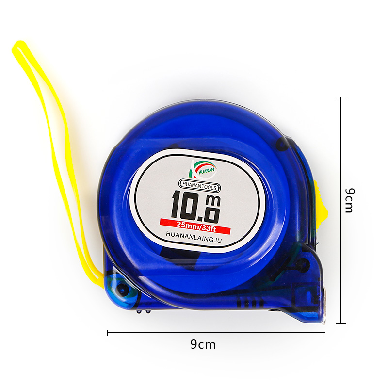Transparent 10m Tape Measure w/Inner Box 12pcs