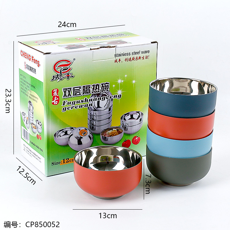 Color 304 two layer retro bowl