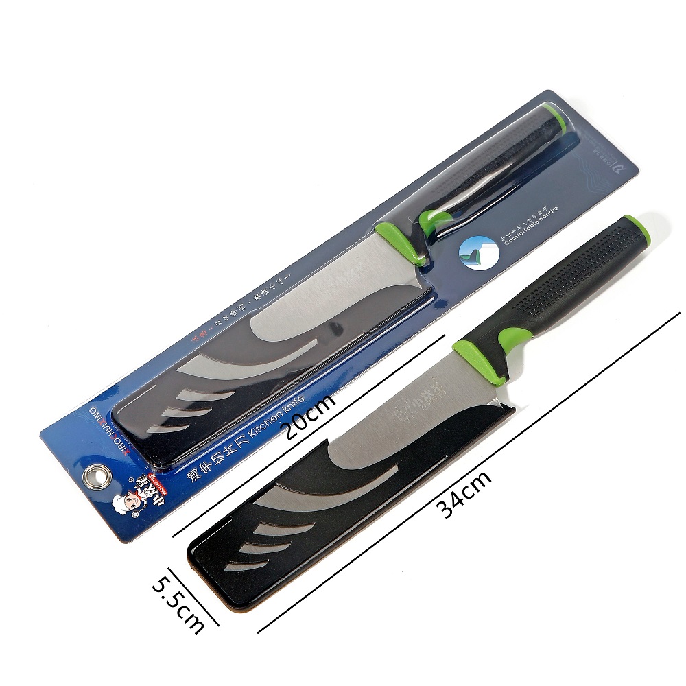 394 Little Cooking Star Black Handle 8-inch Long Slicing Knife 1 x 24