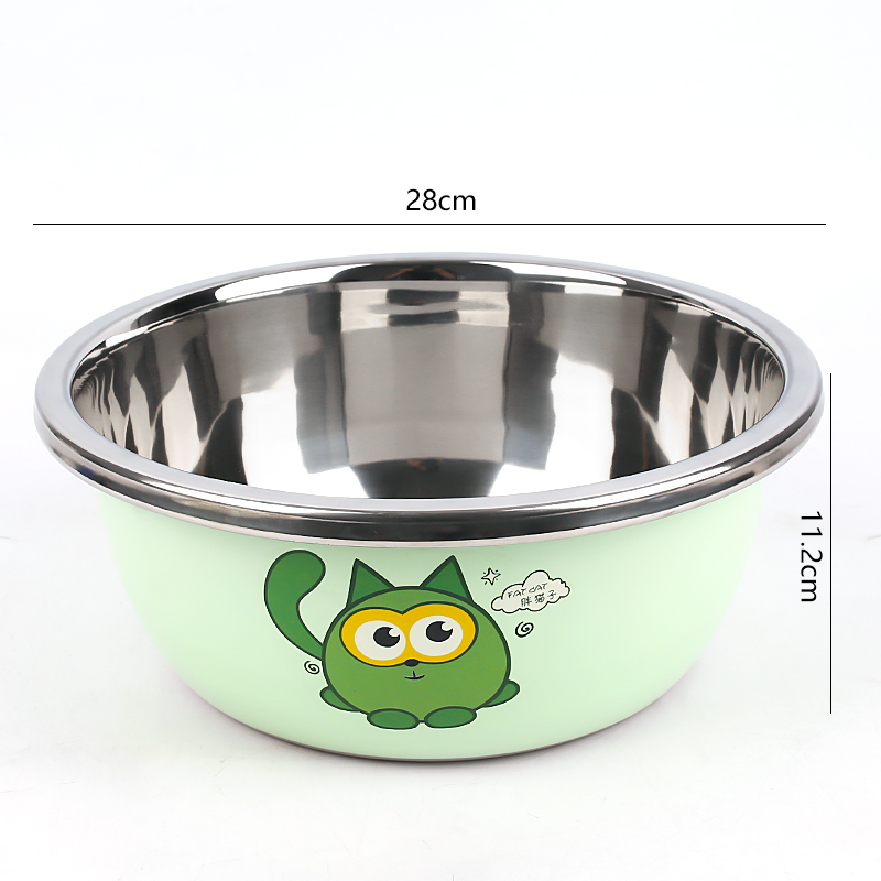 28cm Macaron Decal Non-Magnetic Mixing Bowl