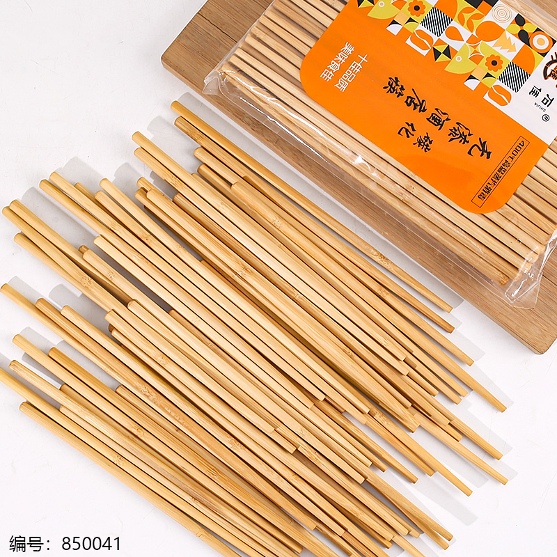 Bamboo Joint Unpainted Hotel Chopsticks 60 Pairs/Pack 0523