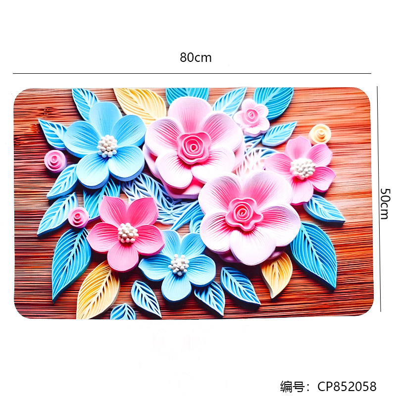 50 x 80 3D Large Brand Door Mat / Set