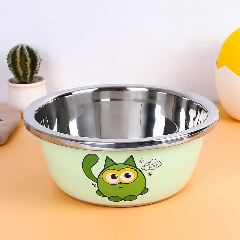 26cm Macaron Decal Non-Magnetic Mixing Bowl