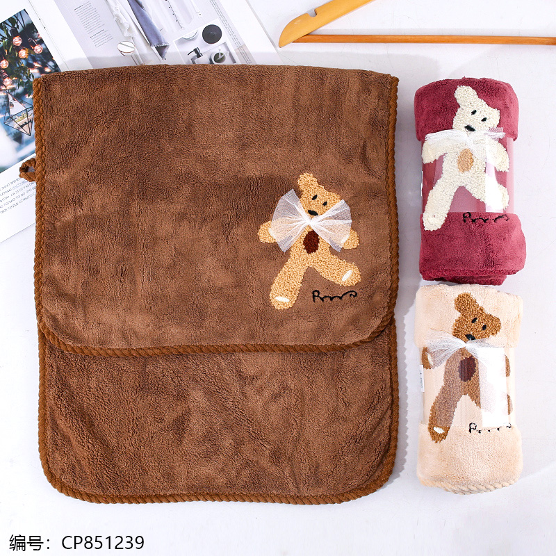 1286 Little bear quick-drying towel 1 x 5