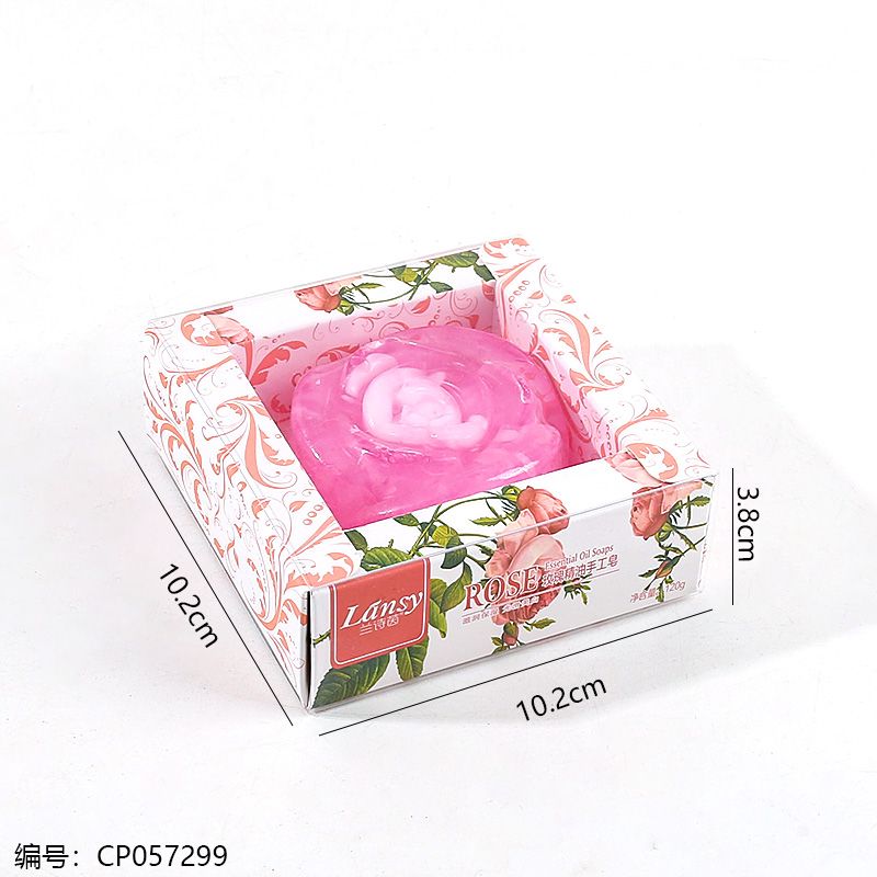 Rose Essential Oil Handmade Soap 120g