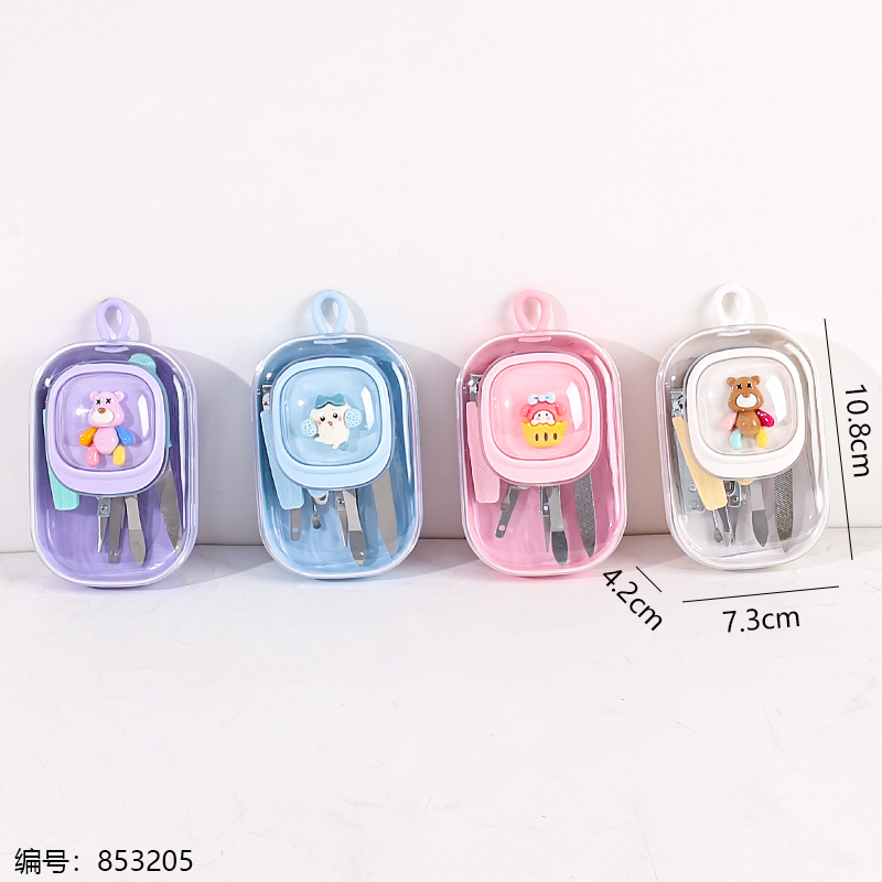 6900P Silicone Nail Clipper Set (7pcs) 1 x 25