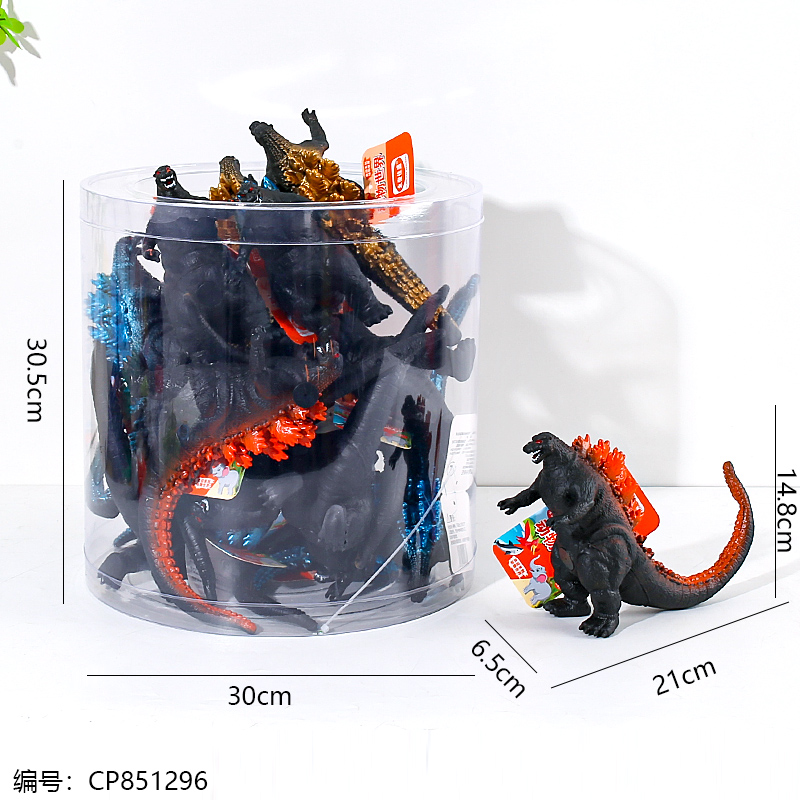 3393 Godzilla toy bucket x 18