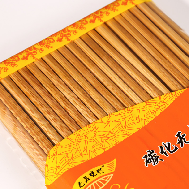 0172 Knuckleless 27 Long Hot Pot Charcoal Chopsticks 40 Pairs/Pack