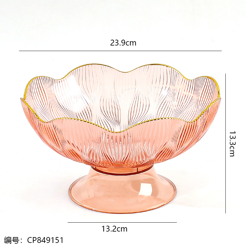713 Dazzling Colorful Fruit Plate w/base