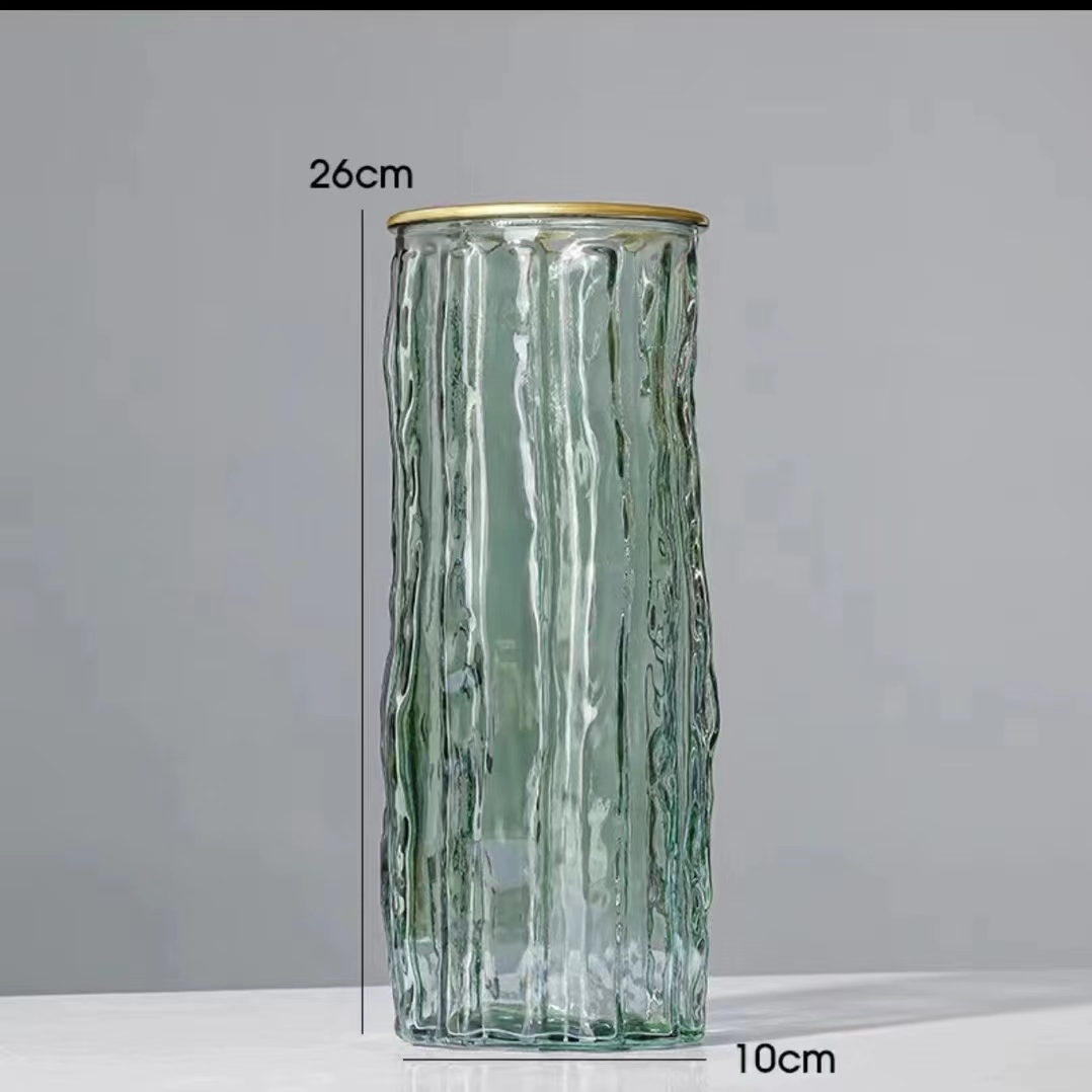 Round Mouth Small Bark Vase