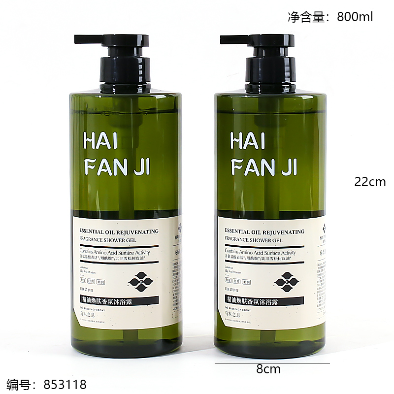 Essential Oil Skin Renewal Fragrance Shower Gel – Oud 800ml