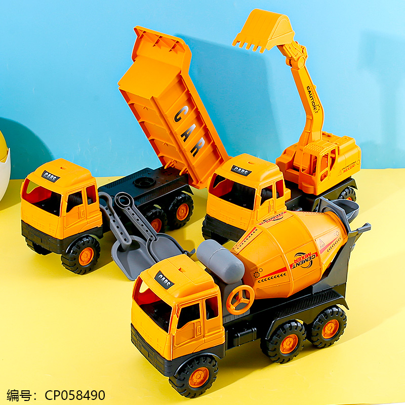 3-style Engineering Vehicle Toys-Mixed Pack-6631
