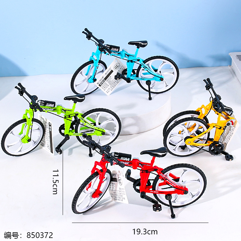 HY-19 Neon Folding Bicycle Toy (1 x 12)