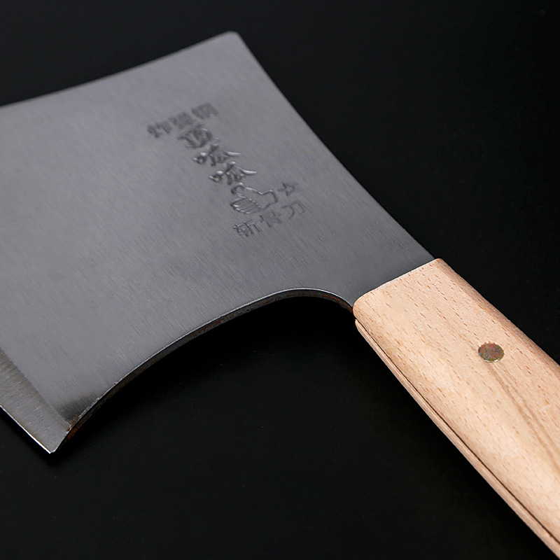White Steel Chopping Axe