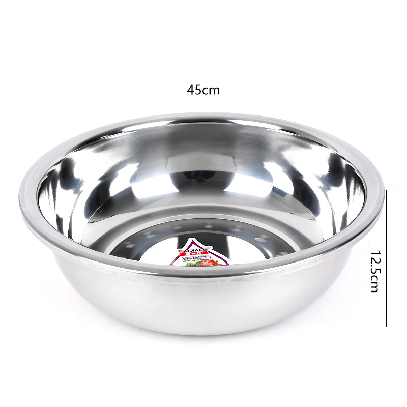 45 Large 1,3cm Thick Reverse Rimmed Basin
