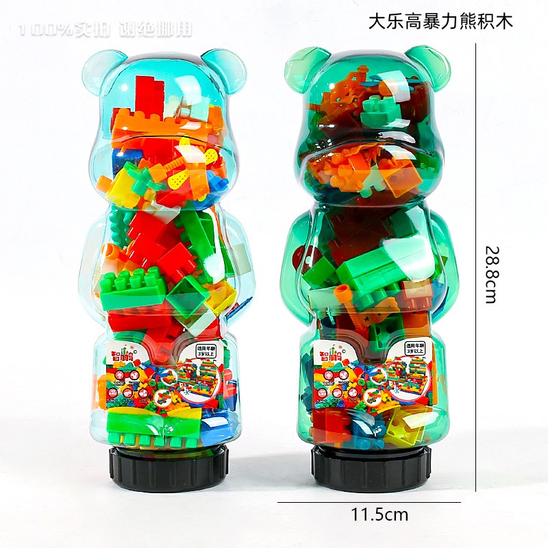 Violent bear building block