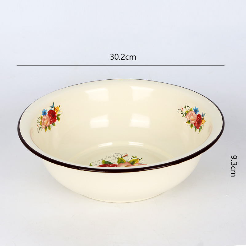 Large 30cm high-grade enamel basin/non-returnable