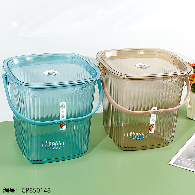 T3805-7 Crystal Bucket with Cover