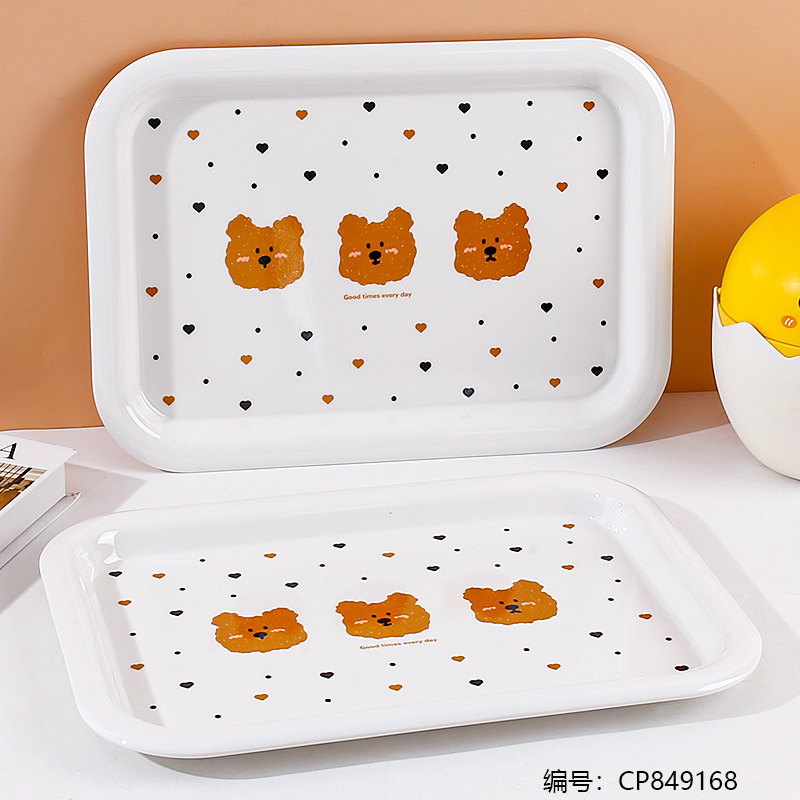 3951 Medium Wide Edge Square Tray