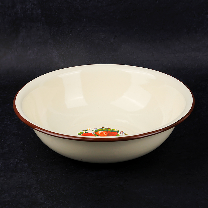 24CM High-grade Enameled Basin/Non-Returnable