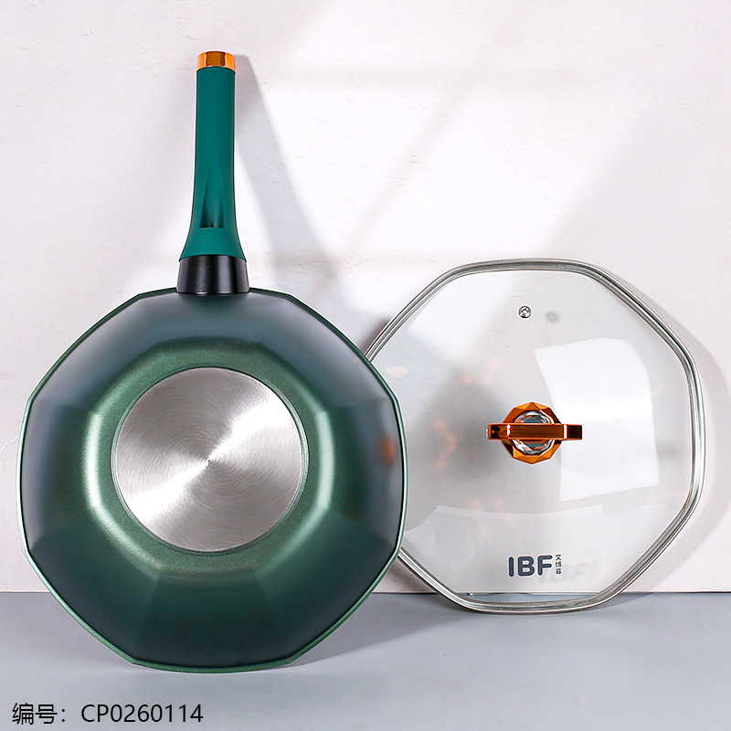 Erbofi Lion Cub Cuisine Octagonal Wok/Boxed Set