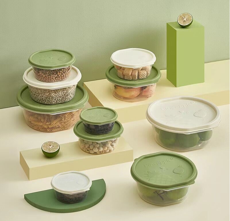 Round fresh-keeping box 3pcs set-6670-3