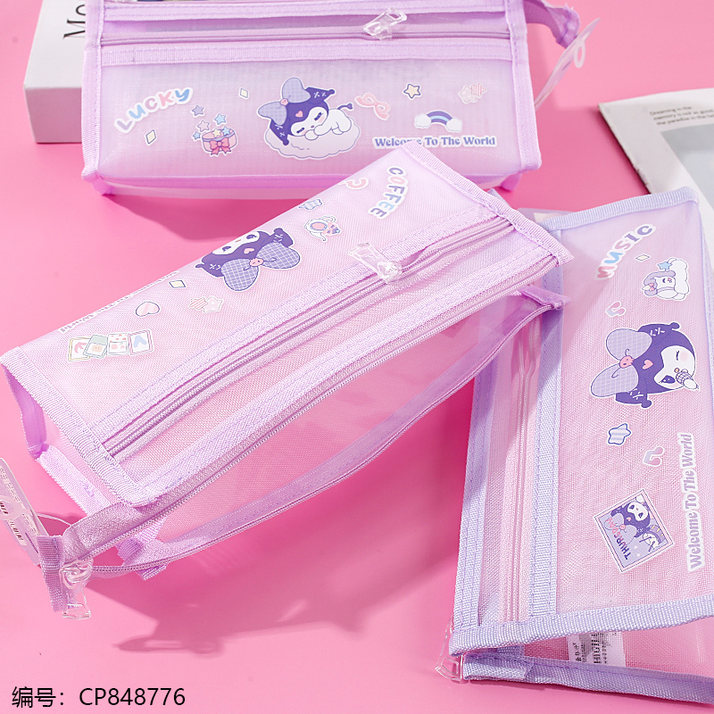 62057Double-layer large triangular pen pouch1 x 10