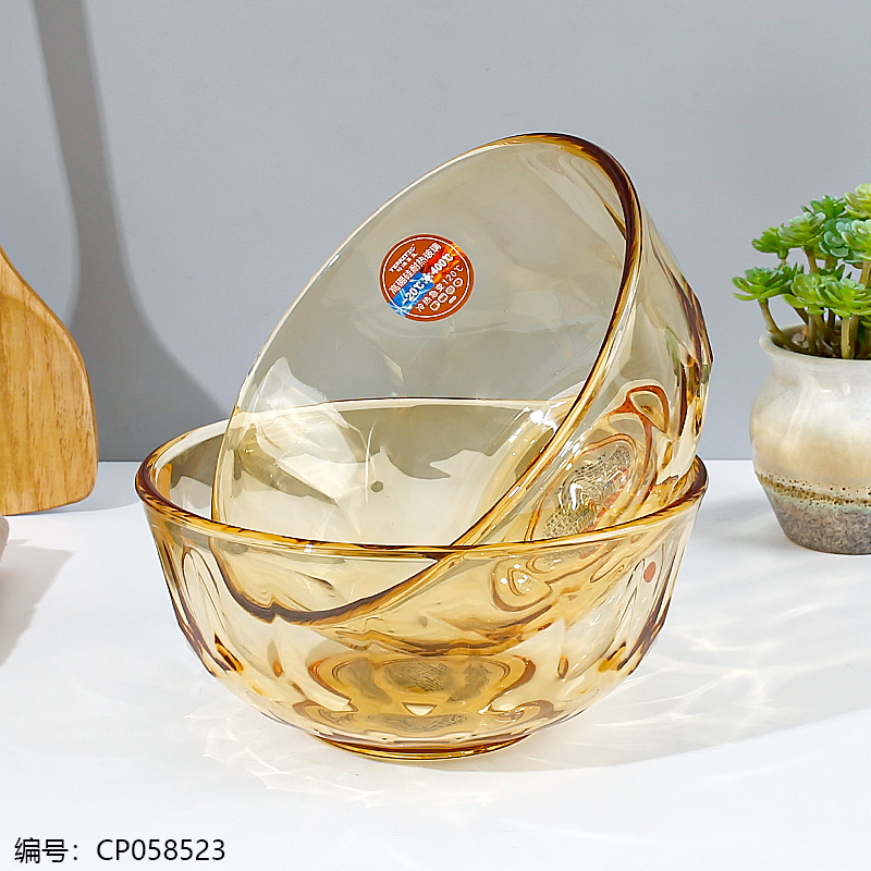 Crystal diamond glass bowl 1000ml T319