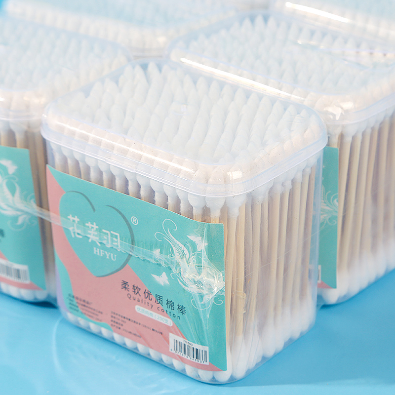 503 Pink Label 6 Square Box Cotton Swabs